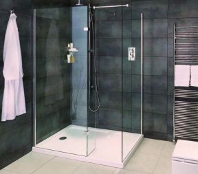 小卫生间淋浴房玻璃设计效果图片2023
