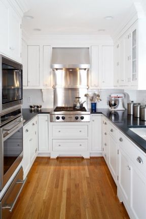 家庭小厨房设计图片 2020U型厨房装修效果图