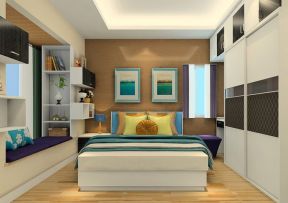 简单小卧室装修图 2020飘窗设计