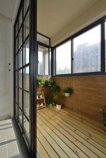 2022小户型客厅阳台绿化装修效果图
