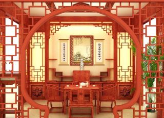 中式风格茶楼装修效果图大全图片