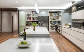 开放式厨房装修风格 2020简约风格大户型厨房装修