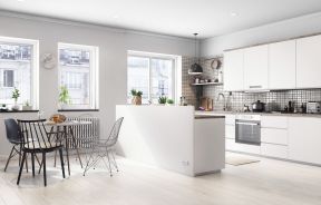 开放式厨房装修风格 2020现代欧式风格装修图片