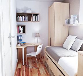 8平米小书房装修效果图 2020卧室小书桌效果图