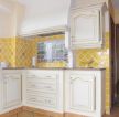 现代厨房黄色墙砖贴图 