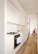现代厨房白色墙砖贴图
