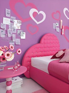 卧室藕荷色墙面漆效果图 2020小卧室家装