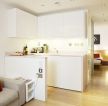 40平公寓白色小厨房装修图