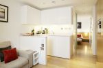 40平公寓白色小厨房装修图