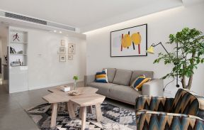 简约北欧风格装修效果图 客厅沙发颜色搭配