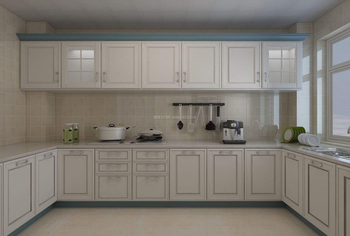 2023欧式风格厨房定制橱柜设计效果图片