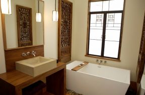 中式装修古韵轩浴室设计