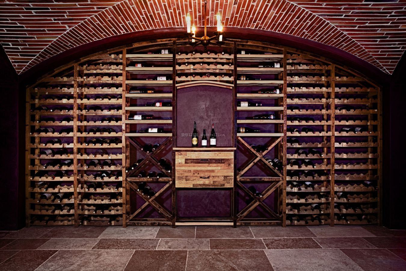 小户型红酒酒窖设计造型图片大全