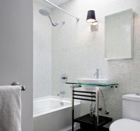 超小浴室壁灯设计装修图片