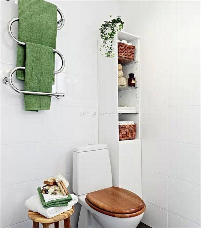 小卫生间毛巾架整体设计图片