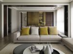 2023现代美式风格客厅布艺沙发装饰装修效果图