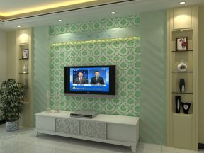 硅藻泥电视背景墙图案造型装修效果图大全