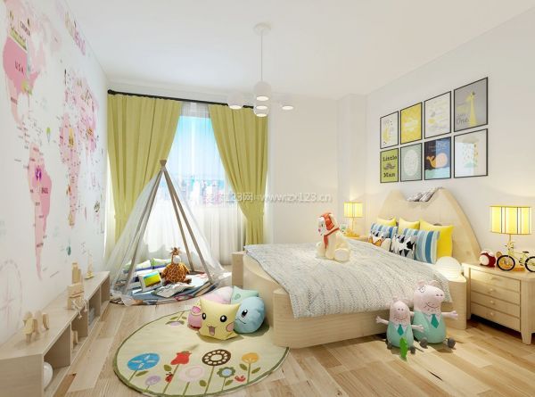 家居儿童卧室装修设计效果图