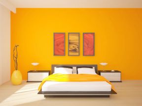 卧室墙面漆整体颜色效果图2023