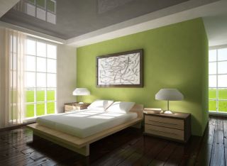 30平米单身小公寓床头背景墙装修