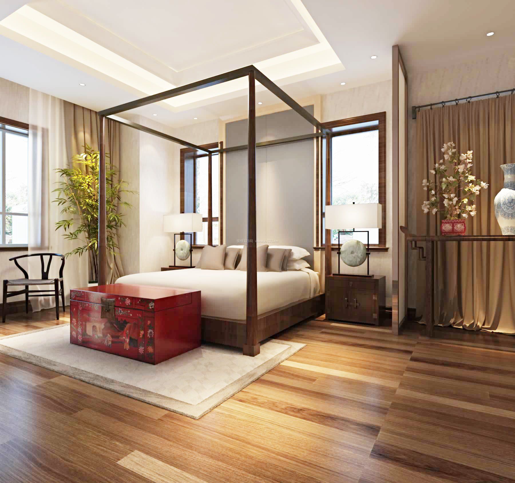 东南亚风格精美卧室装修效果图图片