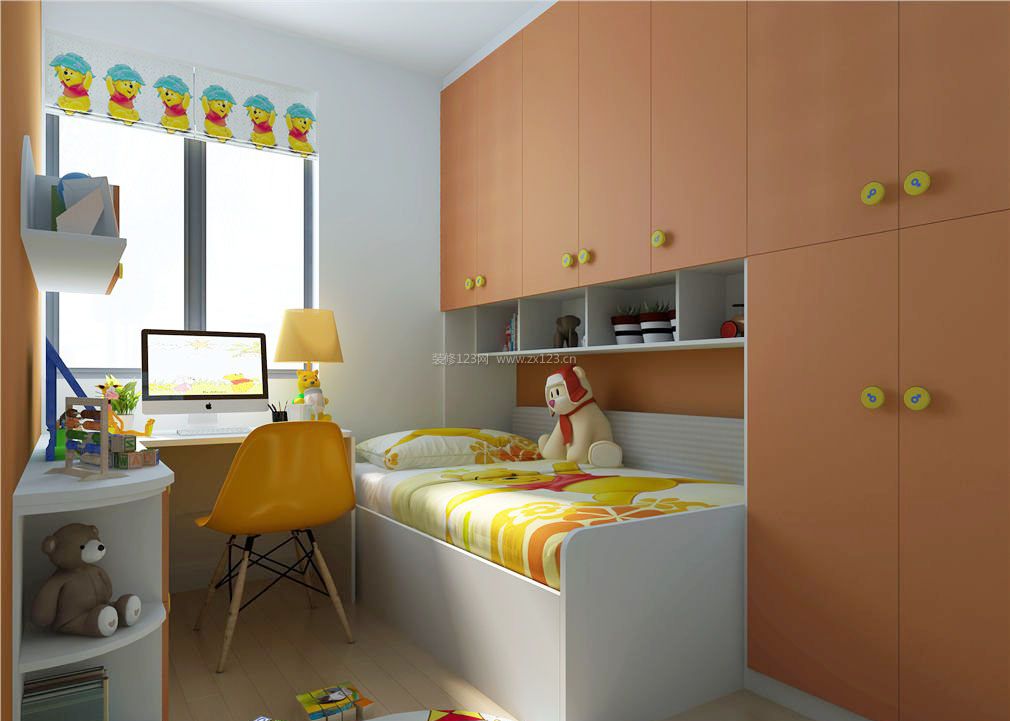 小户型儿童套房组合家具设计