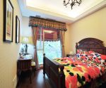 东南亚风格卧室窗帘装修效果图图片