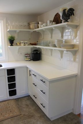 小户型厨房白色橱柜效果图大全图片