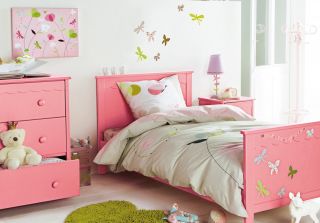 宜家粉色儿童卧室设计