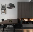 单身公寓小户型房屋餐厅平面设计图欣赏