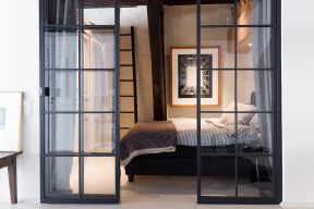 单身公寓小户型房屋室内推拉门平面设计图