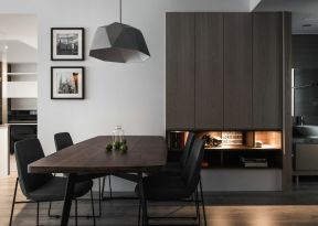 单身公寓小户型房屋餐厅平面设计图欣赏