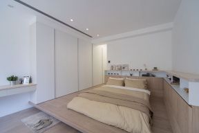 单身公寓小户型房屋卧室床的平面设计图