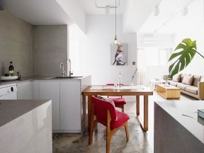 单身公寓小户型房屋餐厅厨房平面设计图