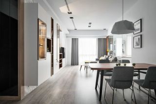 小户型单身公寓房屋长方形室内平面设计图