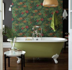 欧式复古浴室壁纸贴图-每日推荐