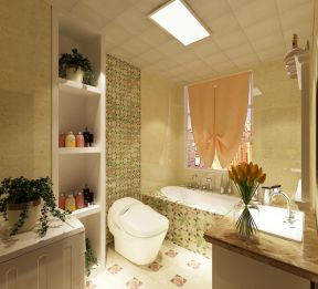 2023欧式奢华卫生间浴缸装修效果图片