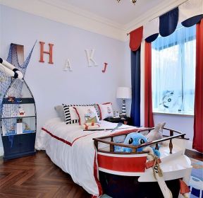 男孩儿童卧室墙面漆效果图大全-每日推荐