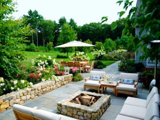 私家庭院超大花园装修景观设计