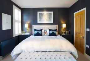 欧式小户型卧室床头壁灯设计图片