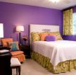 浅紫色房间浪漫主卧室设计