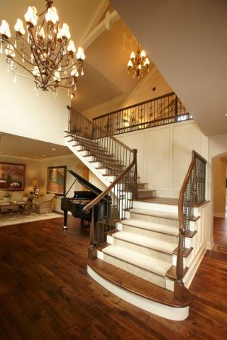 美式楼梯扶手造型设计