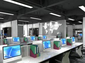2023经典现代办公室办公桌椅装修效果图片