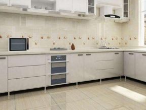 现代厨房入墙式整体橱柜设计效果图片