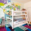 12岁儿童房间高低床装修效果图