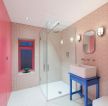 2023家装粉色卫生间现代装修图片欣赏