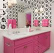 2023家装粉色浴室柜卫生间图片大全欣赏