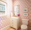 2023家装粉色卫生间墙面装饰图片欣赏