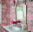2023家装粉色卫生间墙壁图片欣赏