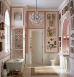 2023欧式家装粉色卫生间图片欣赏